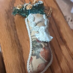 Victorian Holiday Stocking Ornament